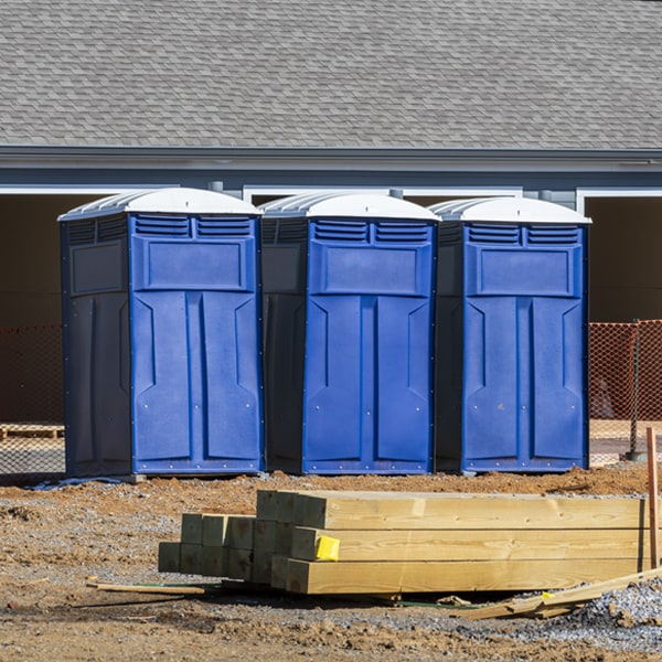 are there any restrictions on where i can place the portable toilets during my rental period in Sugar Bush Knolls